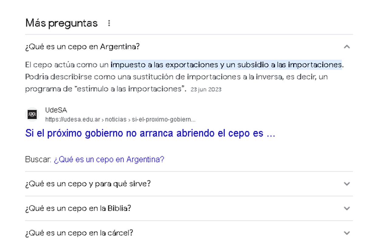 Las búsquedas en Google durante el debate: qué es el cepo, qué son las pymes y qué pasó en Israel