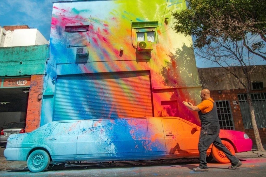 Alfredo Segatori homenajea a Maradona y a Charly García con un nuevo mural 1 Alfredo Segatori homenajea a Maradona y a Charly García con un nuevo mural