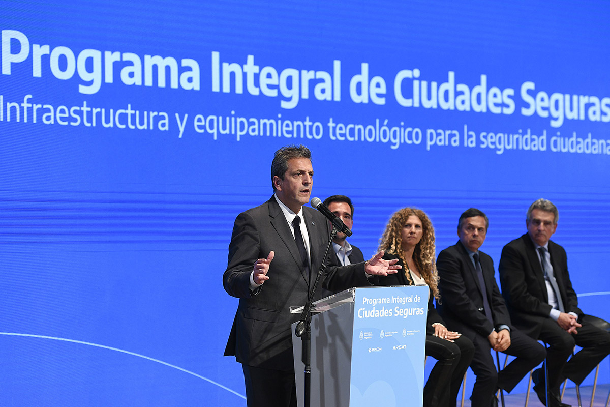 Sergio Massa: «La seguridad será una política de Estado y va a ser un tema personal»