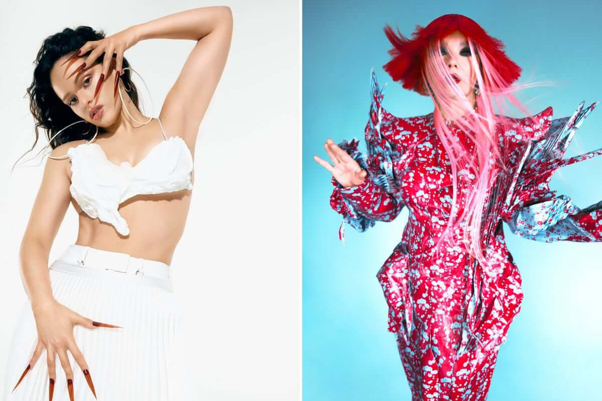 Björk y Rosalía, juntas en un dúo explosivo para celebrar la pasión