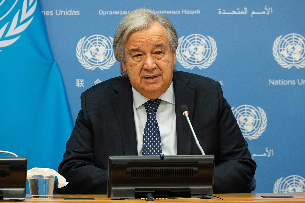 António Guterres pidió a la COP28 romper el “ciclo mortal” del calentamiento climático
