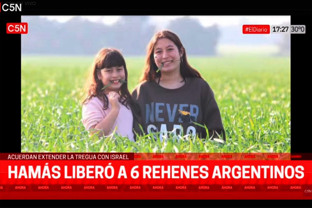 Hamas liberó a 11 rehenes (6 argentinos) al tiempo que se extendió dos días la tregua 1 Hamas liberó a 11 rehenes (6 argentinos) al tiempo que se extendió dos días la tregua