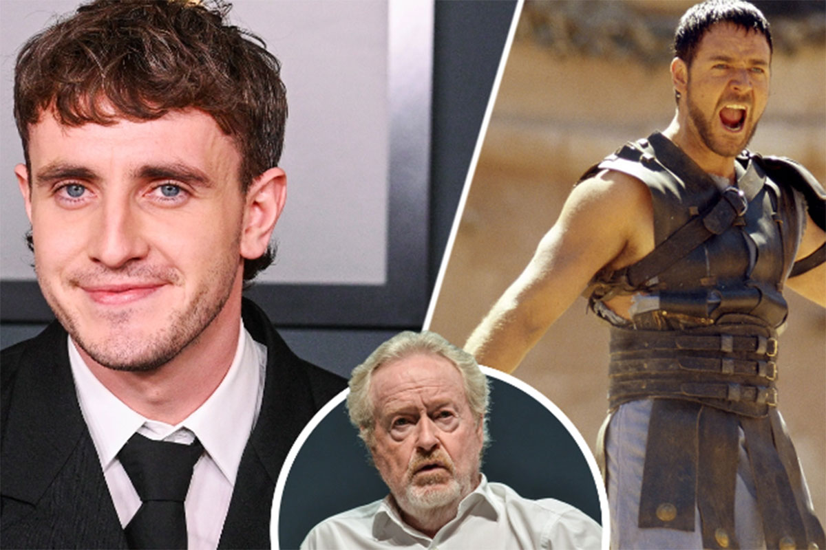 Ridley Scott adelantó detalles sobre “Gladiador 2” y el rol protagónico de Paul Mescal