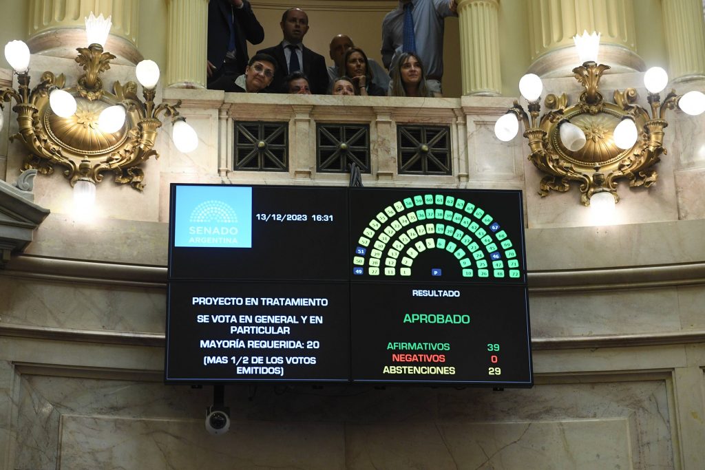 El oficialismo logró quórum en el Senado y Villarruel se apresta a imponer a las autoridades del cuerpo 1 El oficialismo logró quórum en el Senado y Villarruel se apresta a imponer a las autoridades del cuerpo