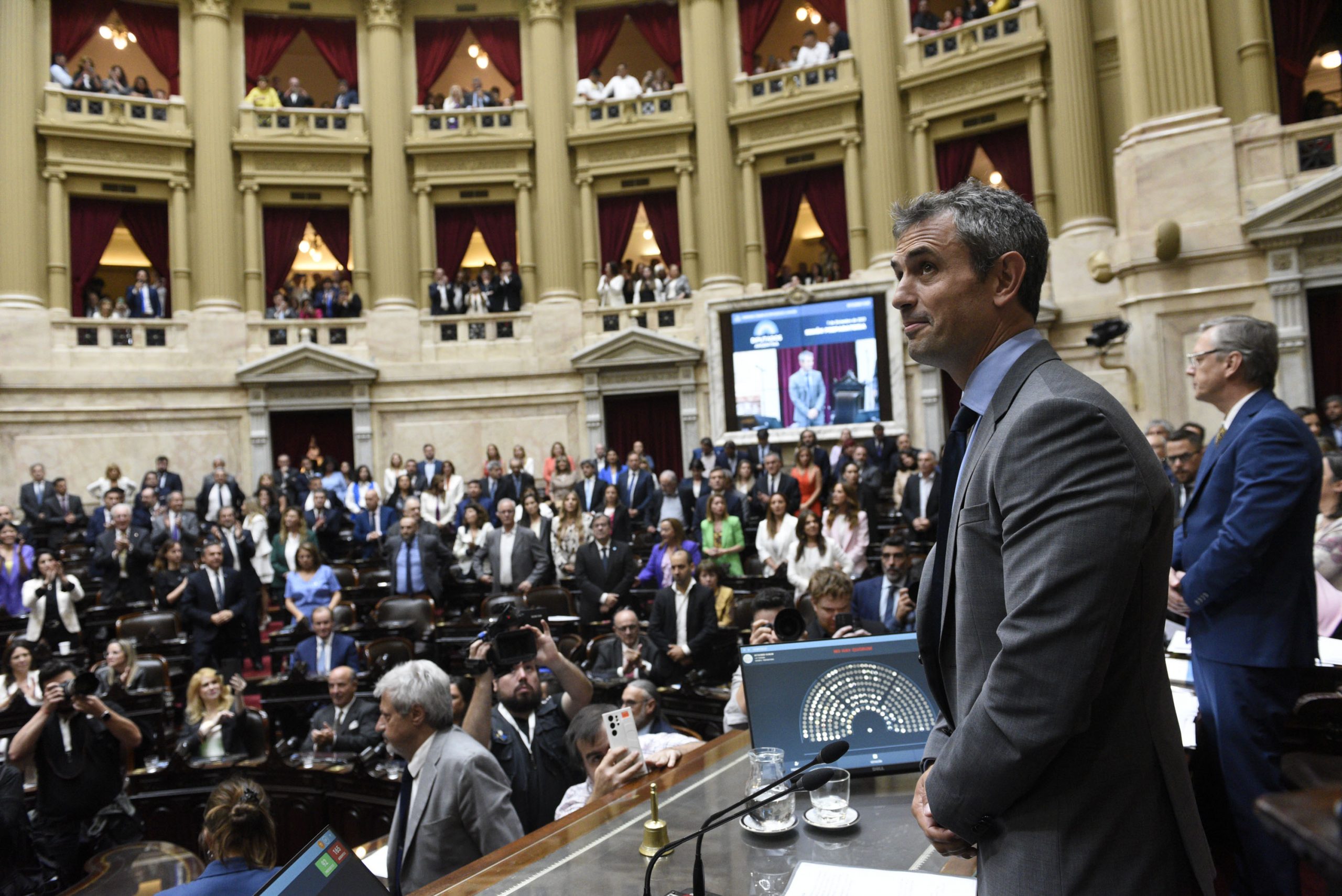 Diputados designa a Martín Menem como presidente de la Cámara