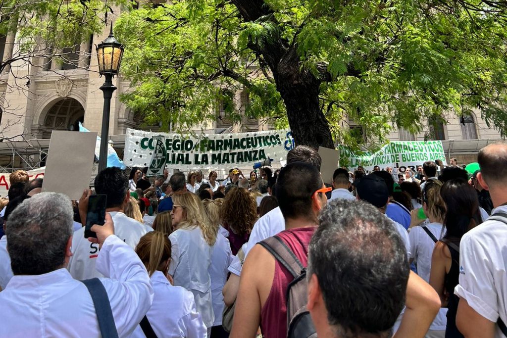 Farmacéuticos marcharon y presentaron un amparo contra el DNU 3 Farmacéuticos marcharon y presentaron un amparo contra el DNU