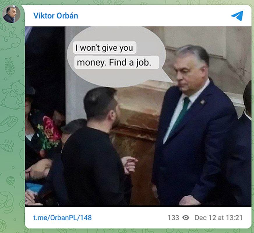 Orban bloquea el ingreso de Ucrania a la UE
