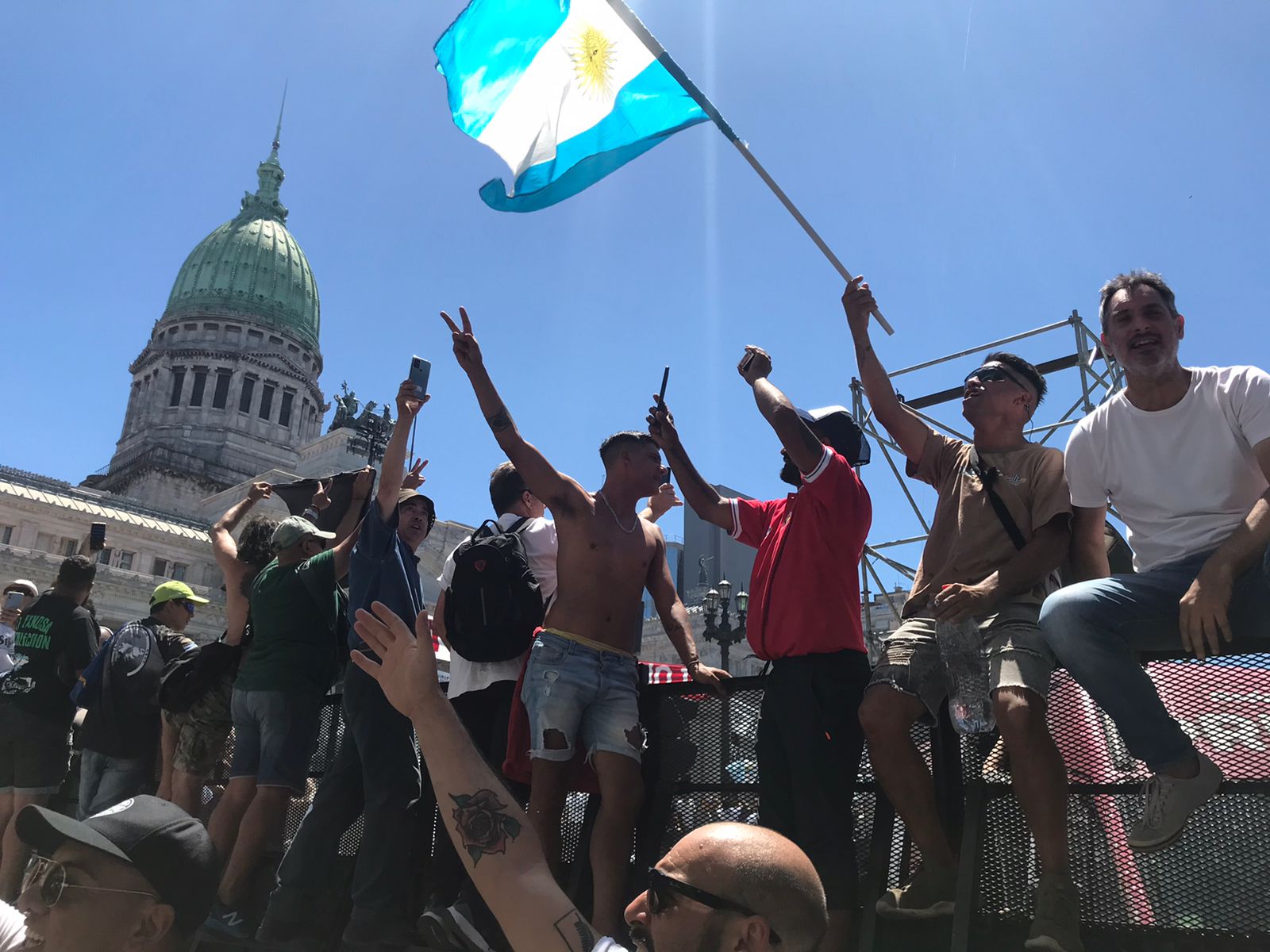 El comunicado de la CGT y centrales sindicales tras la manifestación en el Congreso