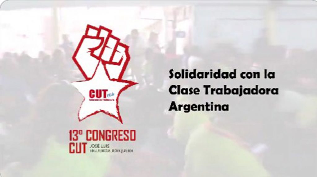 Gremios de todo el mundo expresan su apoyo a la protesta