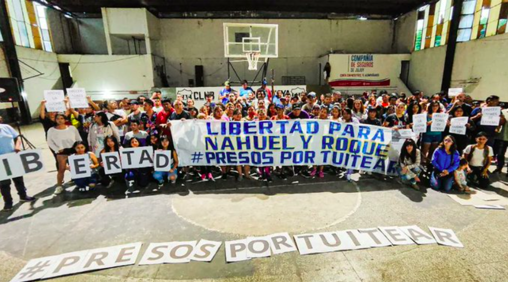 Crece a nivel nacional el reclamo urgente por la liberación de Nahuel y Roque, presos en Jujuy por tuitear