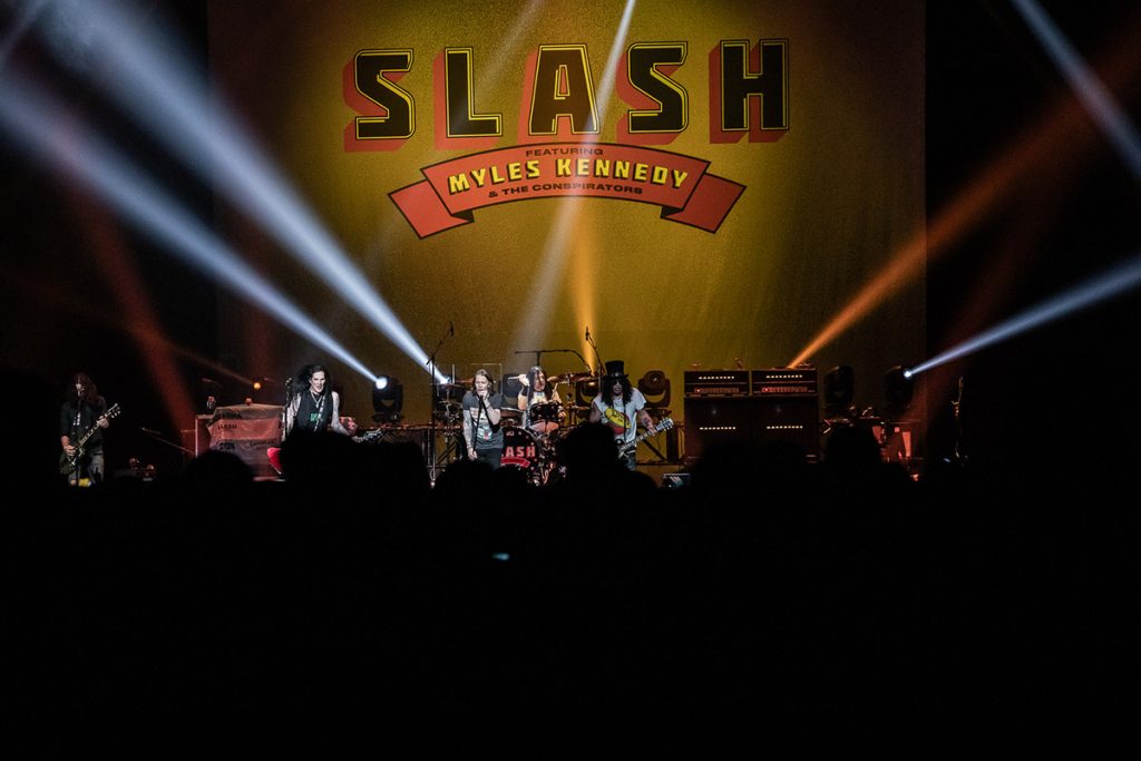 Slash sacó rock and roll de la galera en su paso por Buenos Aires
