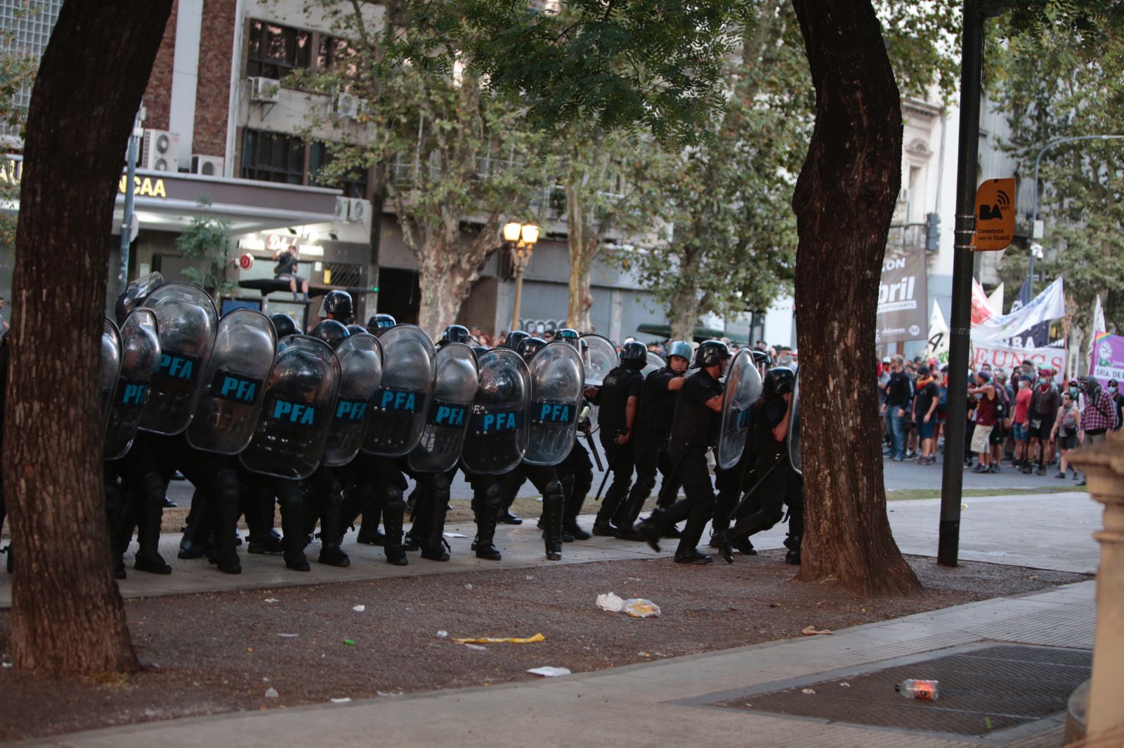 Bullrich volvió a sostener que nada la detendrá y defendió el operativo de seguridad