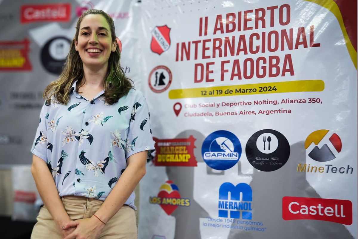 Carolina Luján, la campeona de ajedrez que busca nuevos desafíos para Argentina