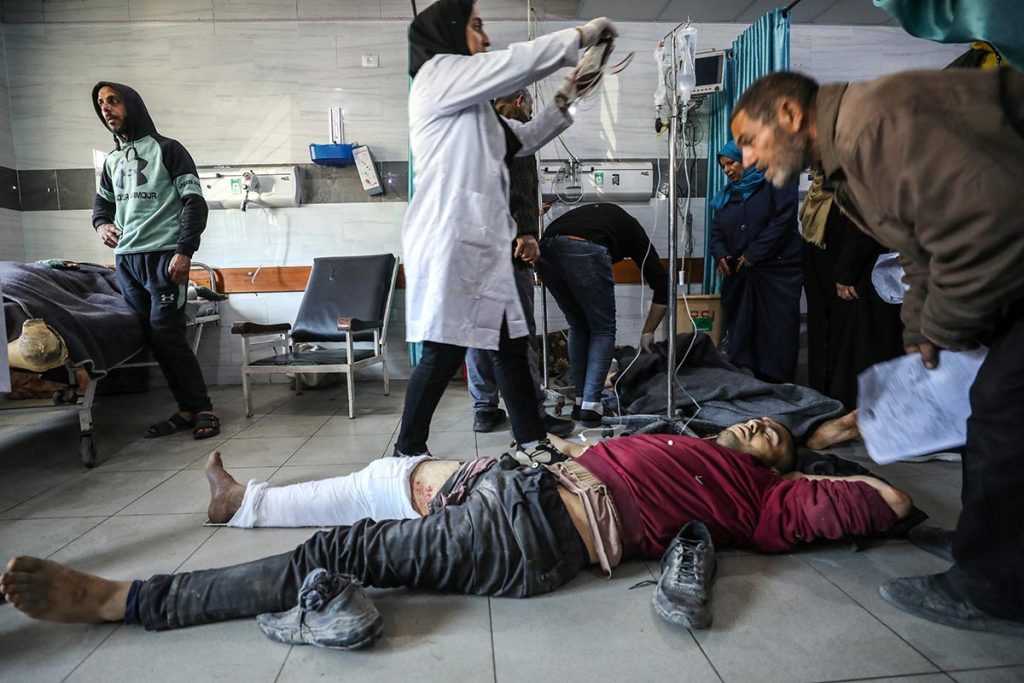Israel ya asesinó a más de 32 mil personas en Gaza y la ONU le pidió que deje entrar ayuda humanitaria 1 gaza hospital