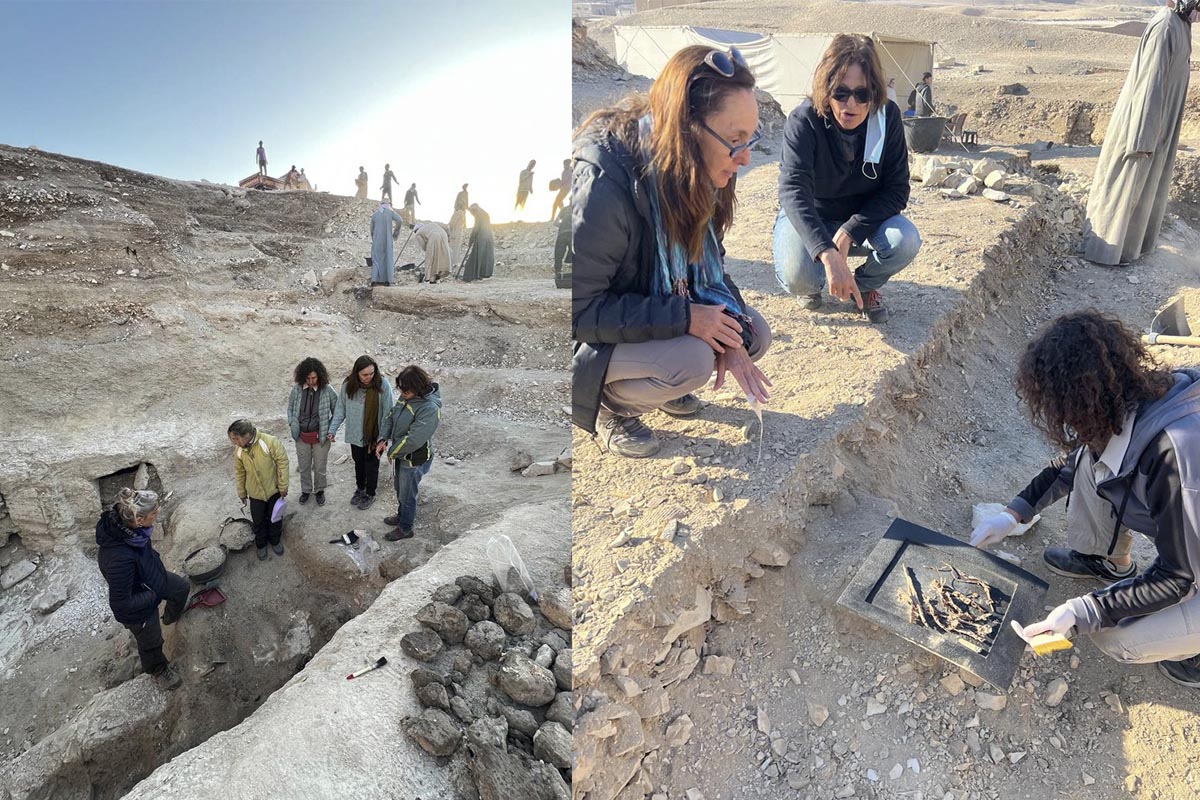 Cómo es el trabajo de investigadores argentinos en la exploración de la tumba de Amenmose en Egipto
