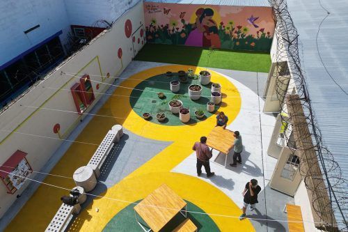 Unidad Penal 46 de San Martín: construyeron un espacio para las infancias en el anexo femenino
