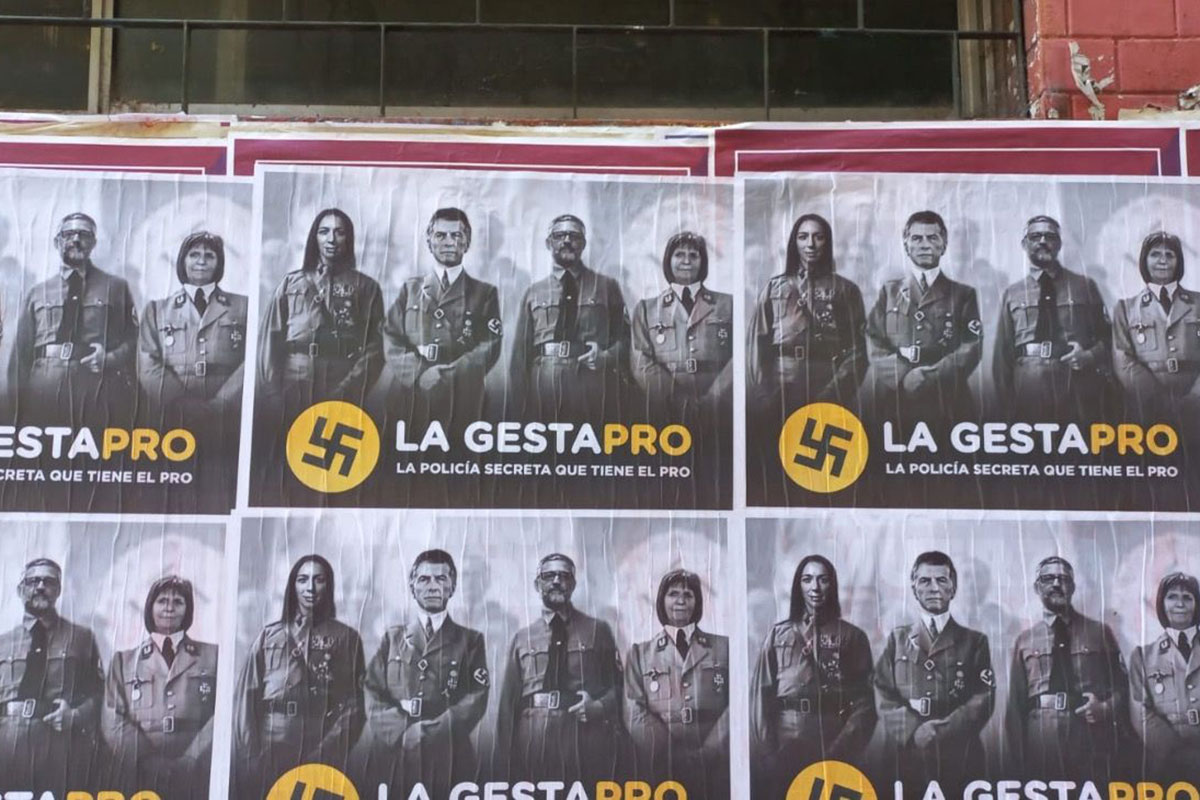 Bullrich, obsesionada con los ideólogos de los afiches de la «GestaPRO»