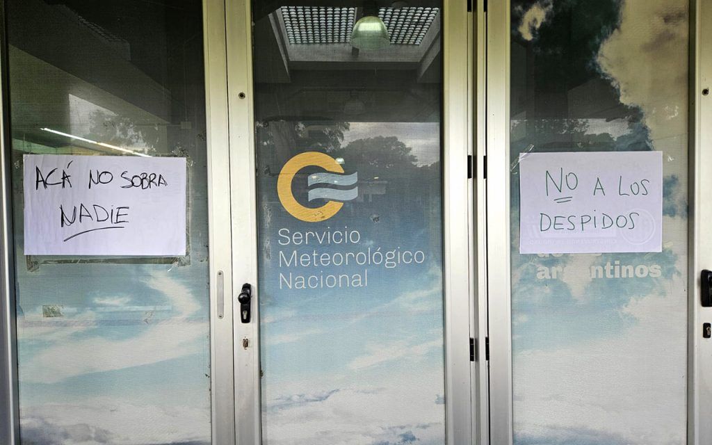 Argentina con mal clima: denuncian recortes en el Servicio Meteorológico Nacional
