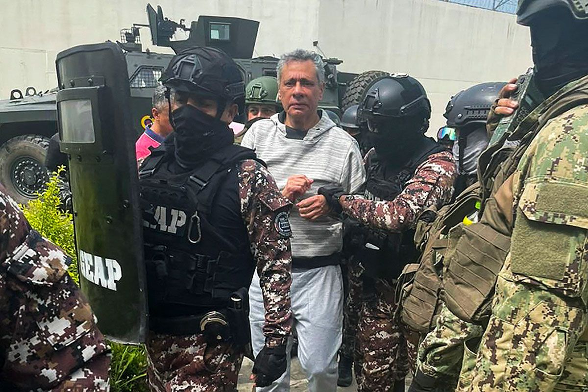 El exvicepresidente ecuatoriano Jorge Glas inició una huelga de hambre en una cárcel de máxima seguridad
