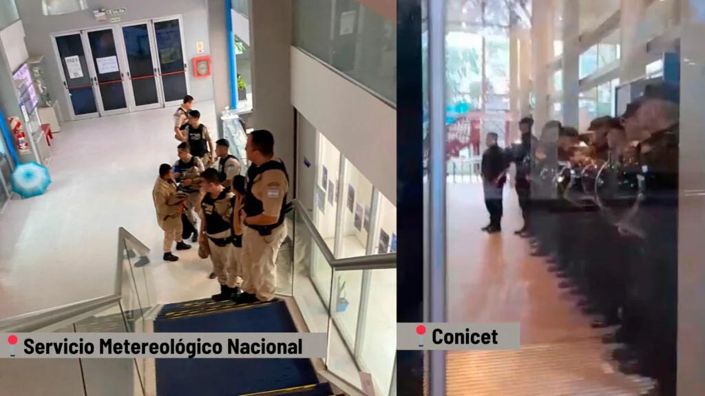 En medio de un fuerte dispositivo de seguridad, ATE realiza protestas simultáneas en organismos públicos