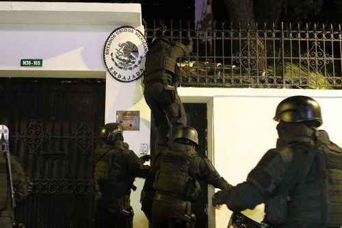 México-Ecuador: alta tensión por el asalto a la embajada en Quito