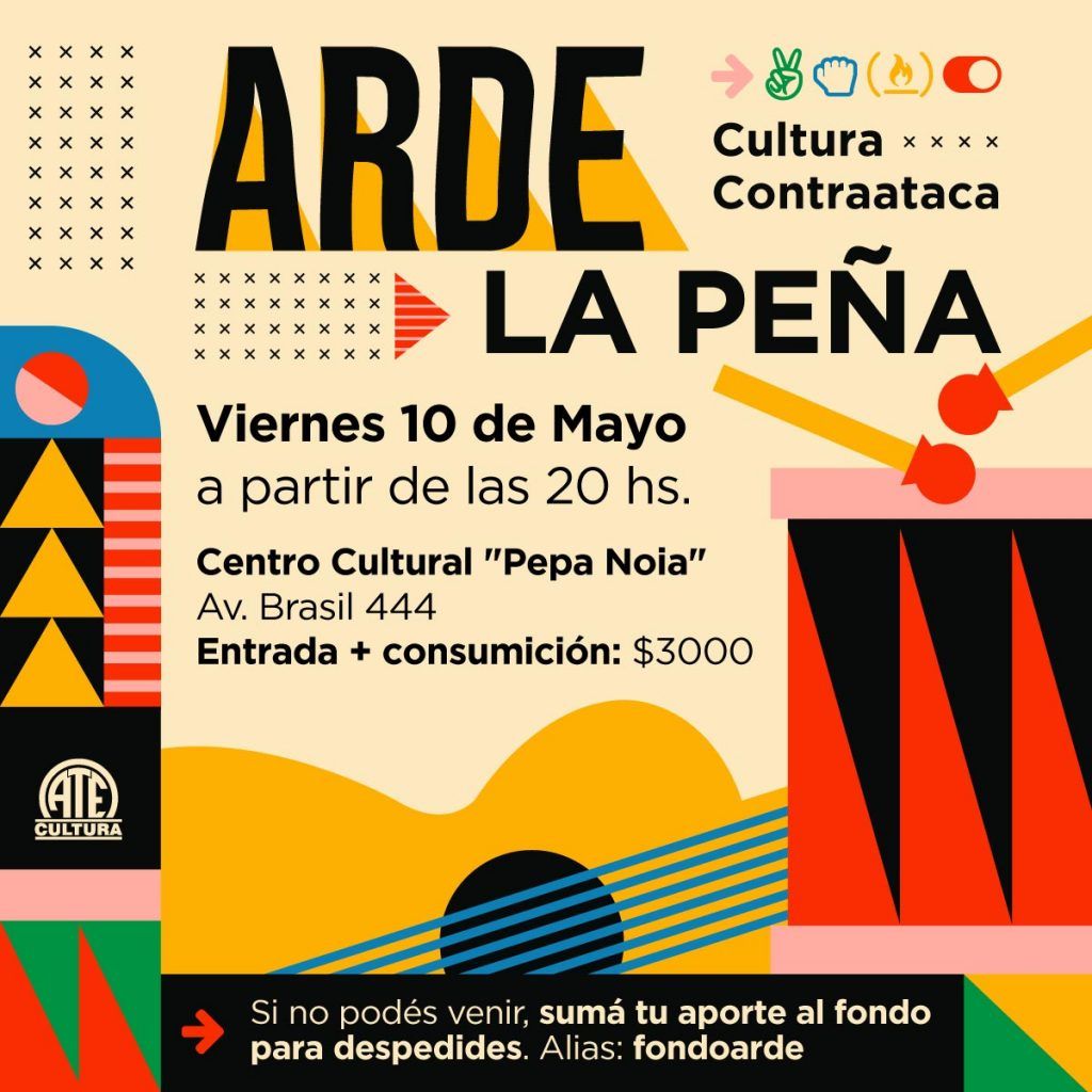 "Arde la Peña", un festival solidario en apoyo a los trabajadores despedidos en la Secretaría de Cultura
