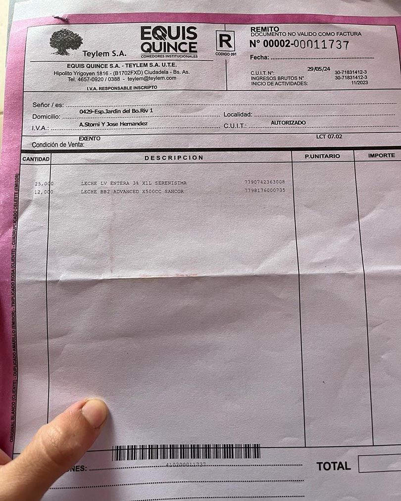 Denuncian que la Ciudad comenzó a recortar casi un 50% el envío de leche a jardínes maternales