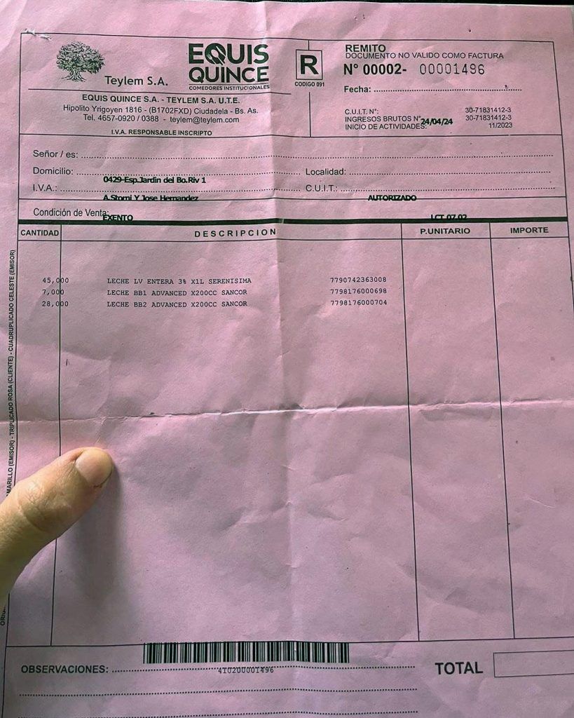 Denuncian que la Ciudad comenzó a recortar casi un 50% el envío de leche a jardínes maternales