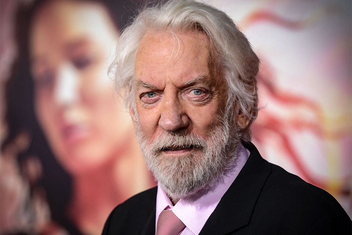 Murió el emblemático y prolífico actor Donald Sutherland