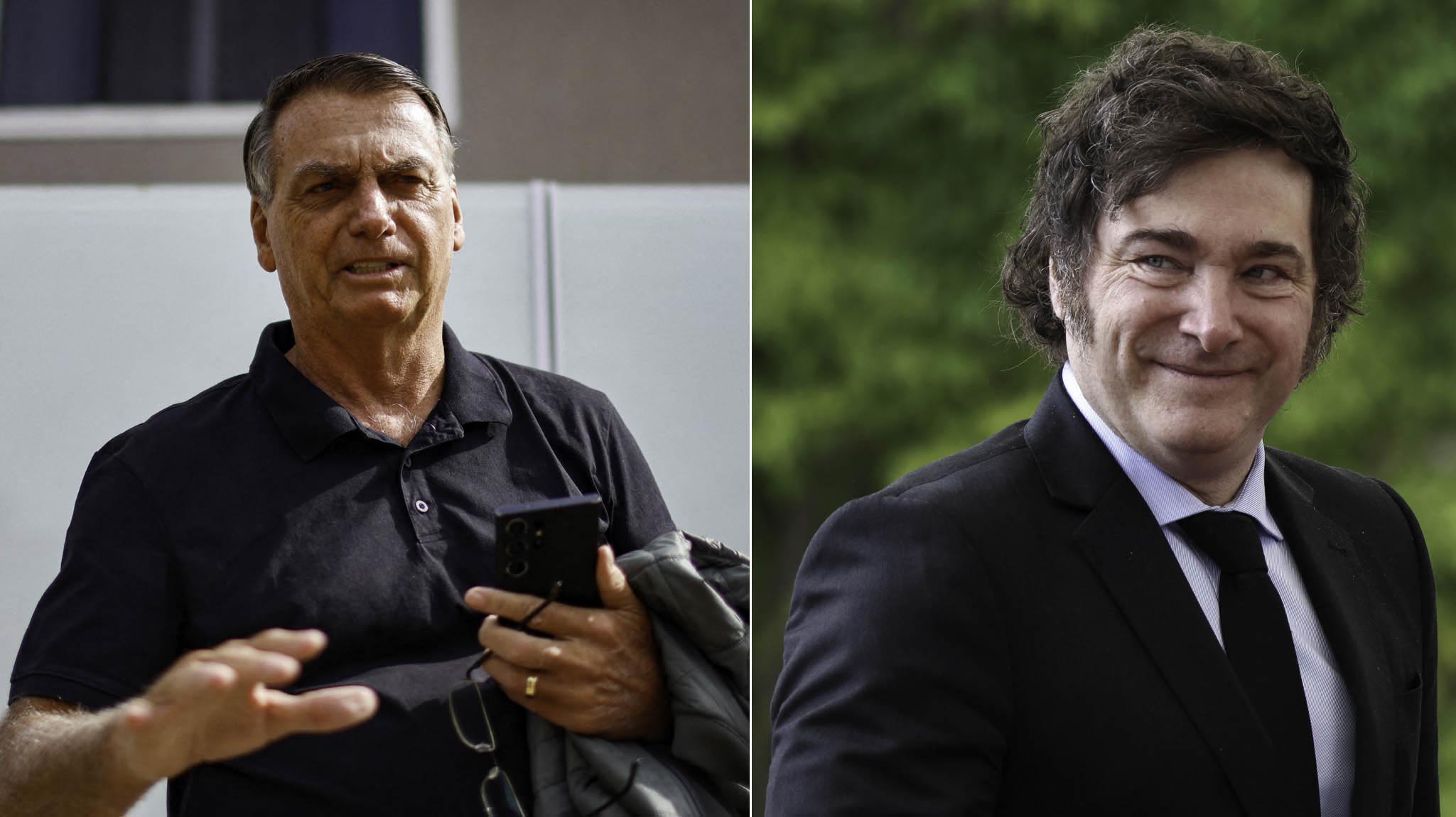 Milei no irá a la cumbre del Mercosur, pero viaja igual a Brasil para un encuentro con Bolsonaro