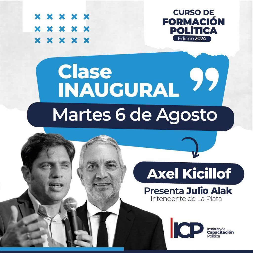 Kicillof y Alak inauguran un curso de formación política 1 Kicillof y Alak inauguran un curso de formación política
