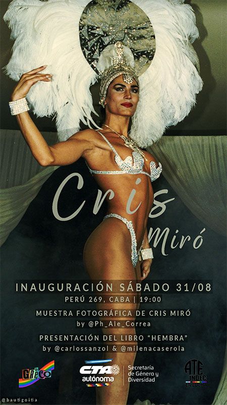 Muestra fotográfica sobre Cris Miró