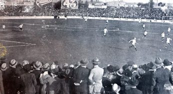 A 100 años del primer gran partido del  fútbol argentino: relato de radio y vocabulario olímpico