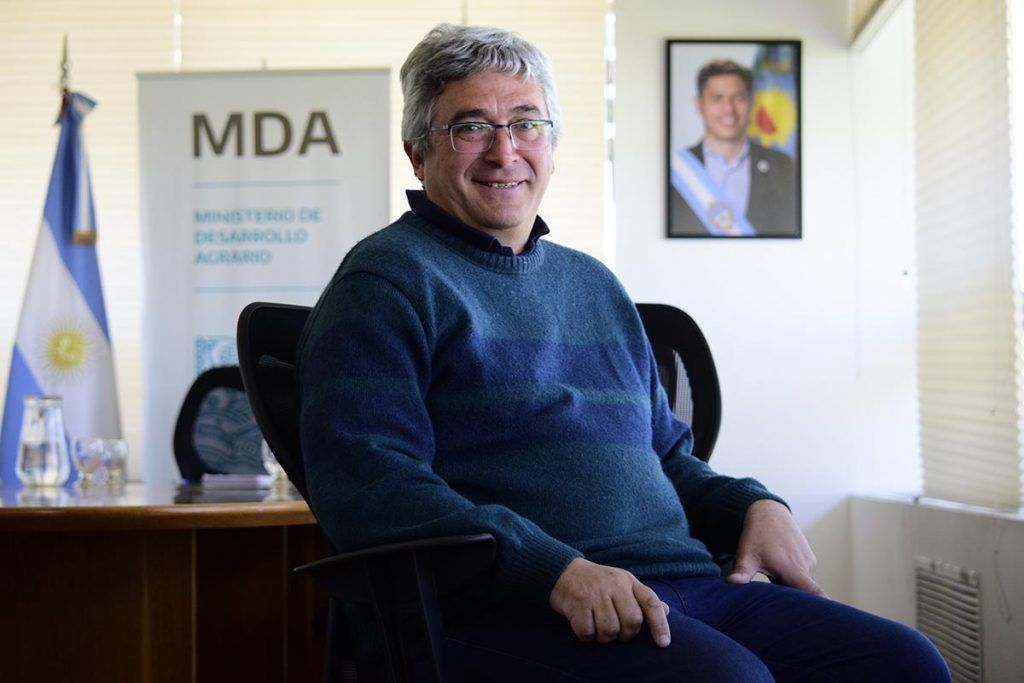 Javier Rodríguez, ministro de Desarrollo Agrario bonaerense.