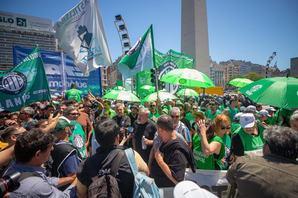 El paro de ATE tuvo un acatamiento del 90%: "Hoy empezamos la ofensiva contra la reforma laboral de Milei"