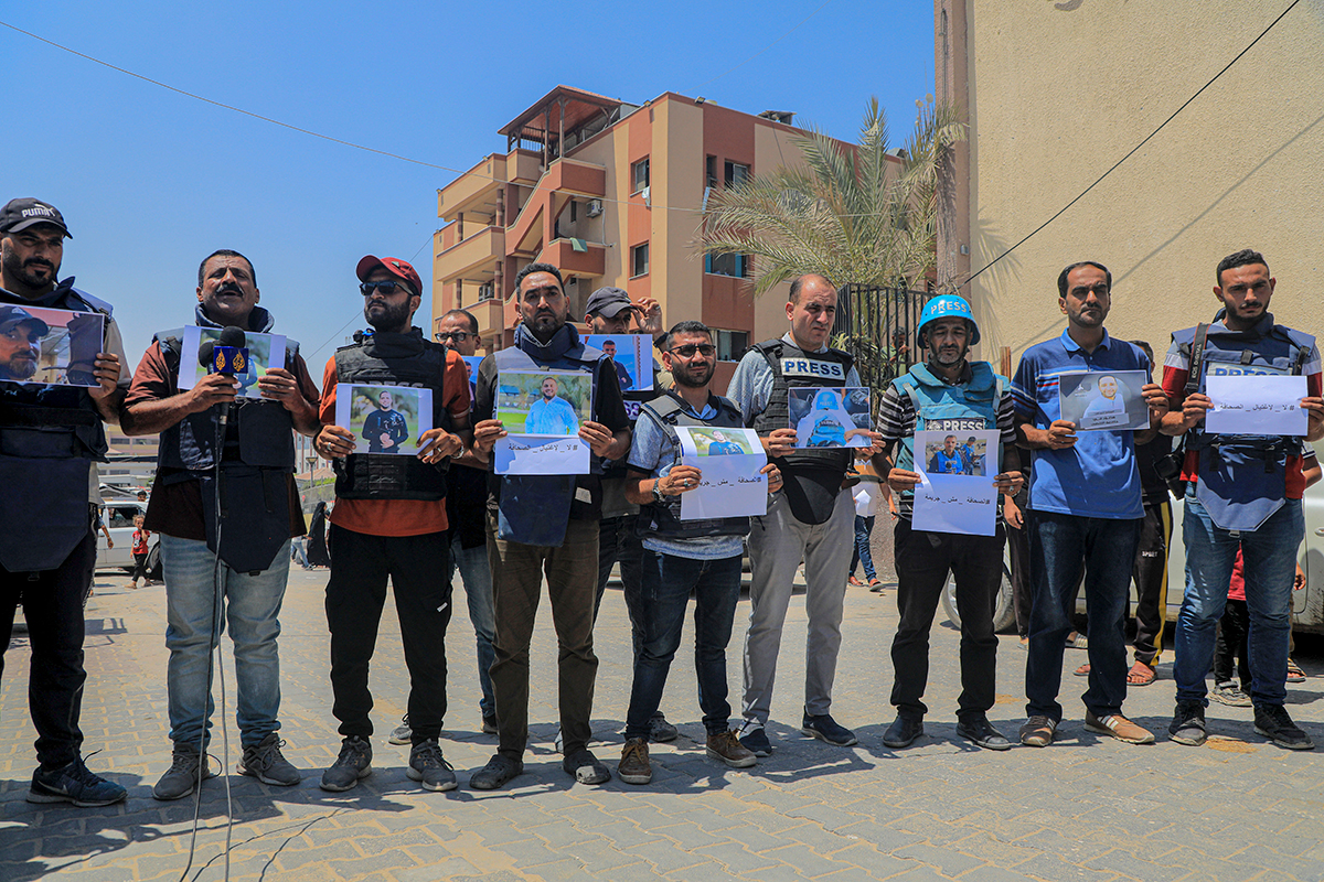 Gaza, la tumba del periodismo