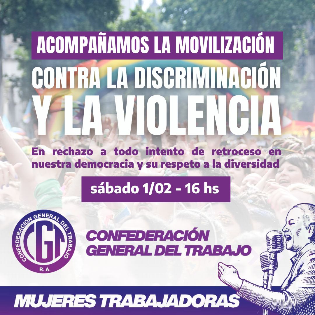La CGT no es convocante de la marcha anti fascista pero dio libertad de acción a sus sindicatos de base 2 La CGT no es convocante de la marcha anti fascista pero dio libertad de acción a sus sindicatos de base