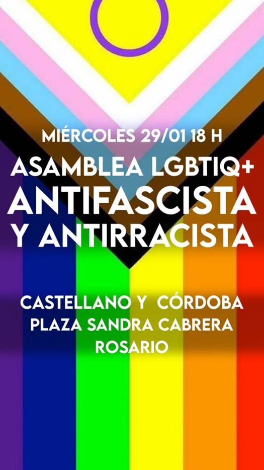 Cuáles son las convocatorias en Argentina y el mundo para la Marcha Federal del Orgullo Antifascista y Antirracista 1 Cuáles son las convocatorias en Argentina y el mundo para la Marcha Federal del Orgullo Antifascista y Antirracista