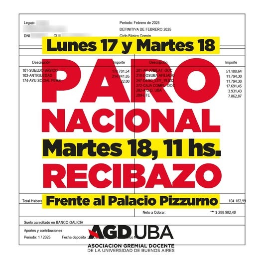 Con total acatamiento en todo el país, docentes universitarios cumplen 48 horas de paro y marcharán con los jubilados 3 Con total acatamiento en todo el país, docentes universitarios cumplen 48 horas de paro y marcharán con los jubilados