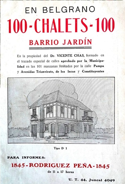 Frenan en la justicia la demolición del último chalet conservado del primer loteo de Parque Chas 1 Frenan en la justicia la demolición del último chalet conservado del primer loteo de Parque Chas
