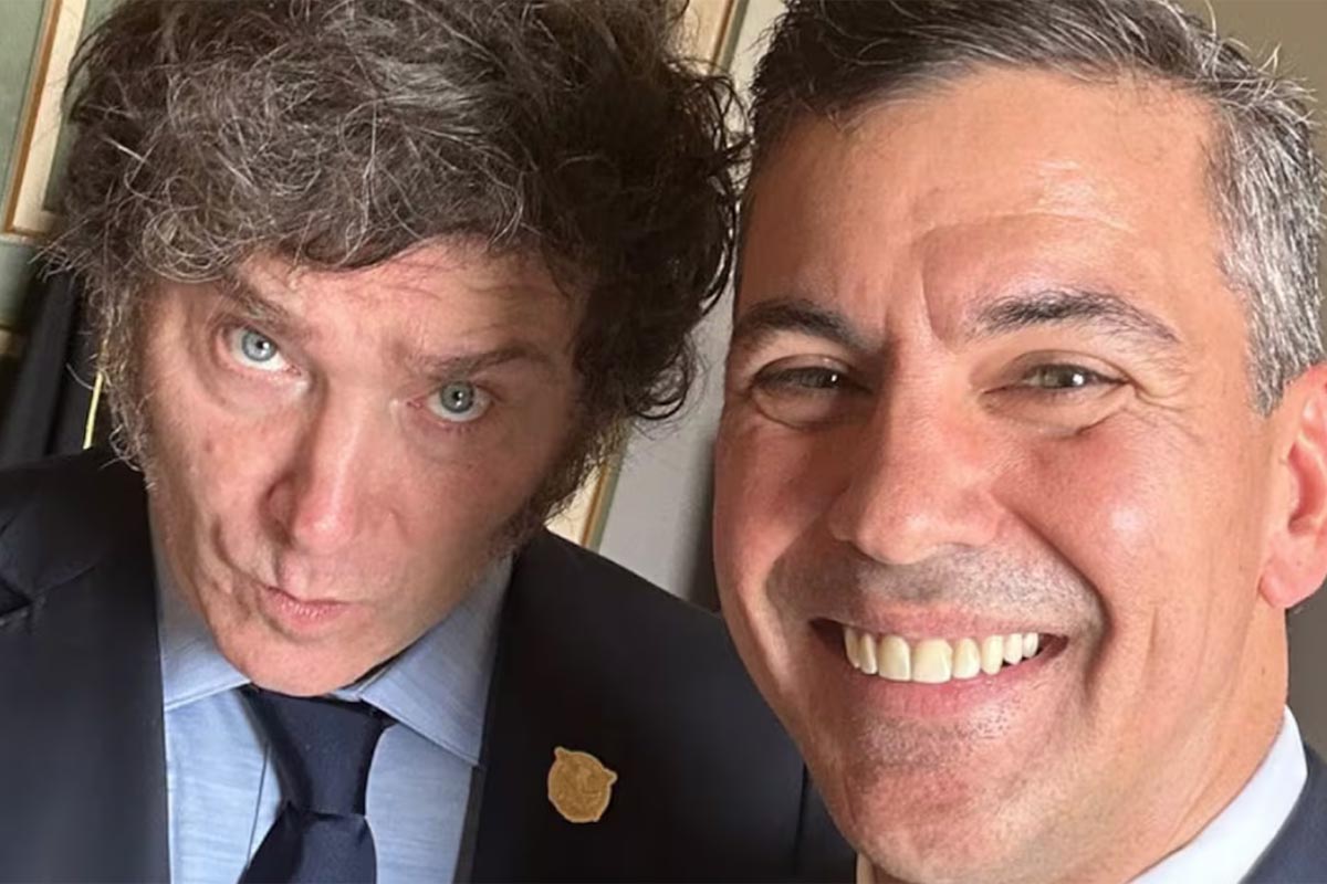Milei viaja a Paraguay para reunirse con el presidente Santiago Peña