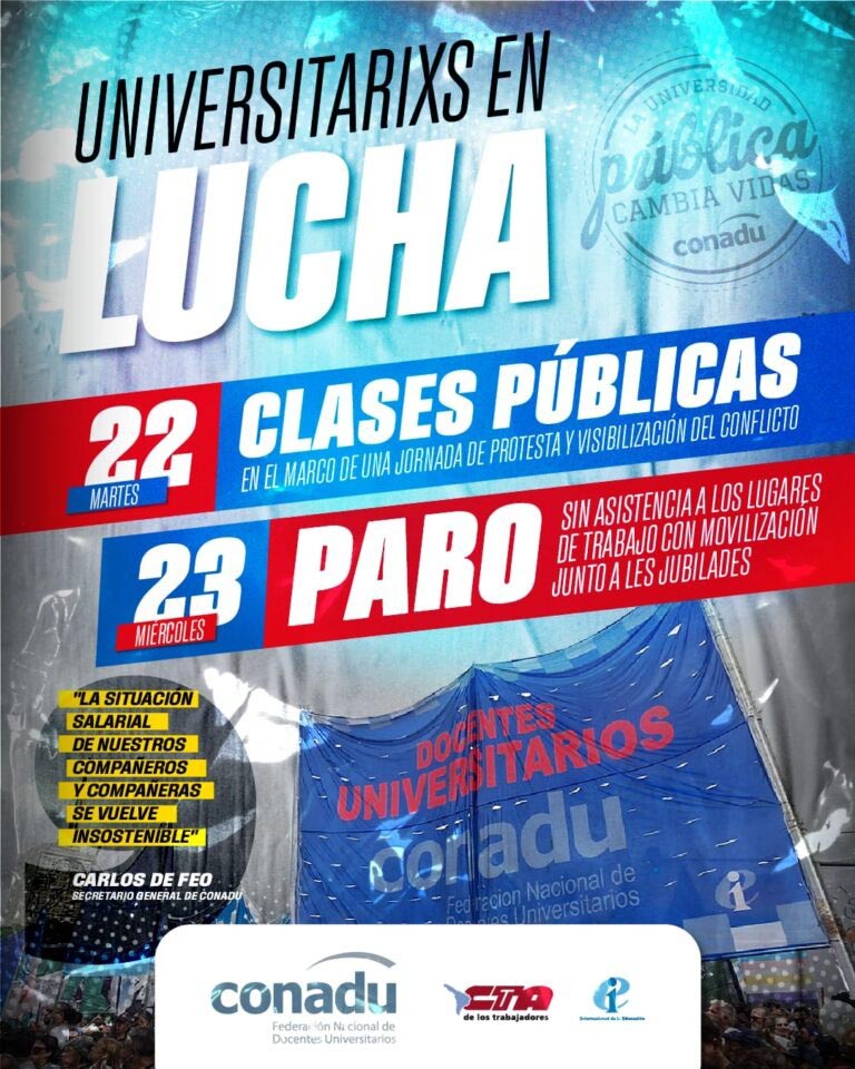 Los docentes de las 62 universidades nacionales paran por 48 horas 1 Los docentes de las 62 universidades nacionales paran por 48 horas