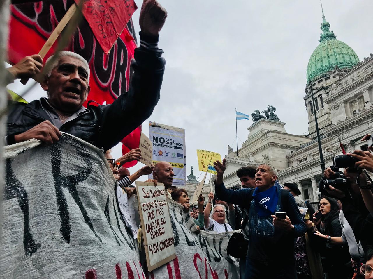 ¡A la huelga! Las voces de la marcha en Congreso