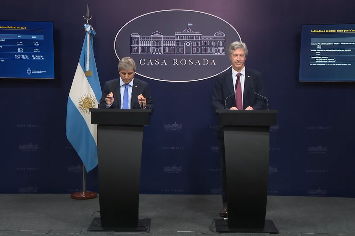 Denuncian a Milei, Caputo y Bausili por la venta de casi 400 millones de dólares a 1100 pesos 2 Denuncian a Milei, Caputo y Bausili por la venta de casi 400 millones de dólares a 1100 pesos