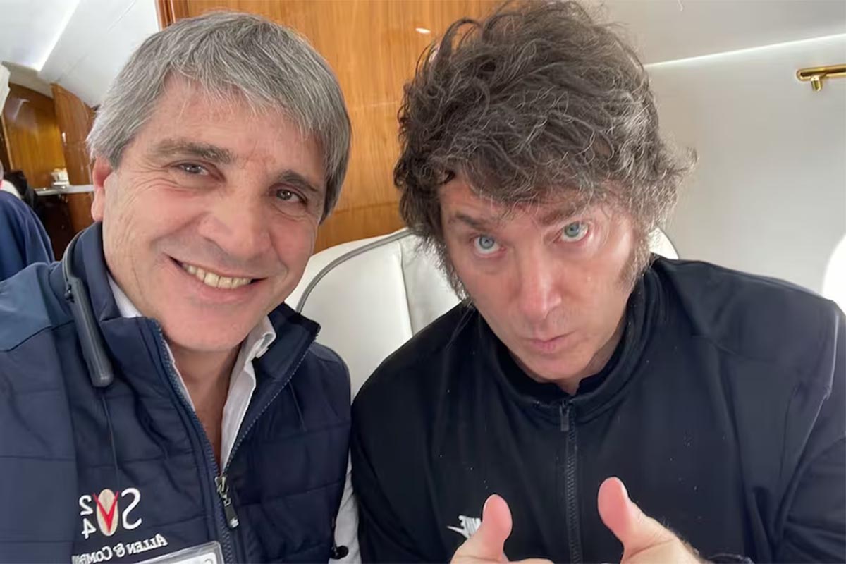 Milei celebró el auxilio de EEUU y reiteró que Caputo es “el mejor ministro de Economía de la historia»