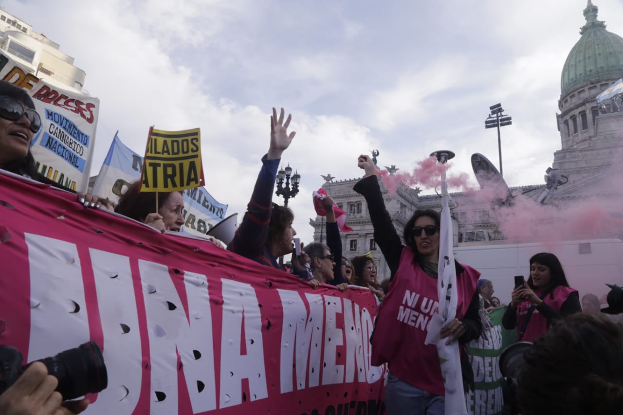 Ni Una Menos unió todas las luchas al grito de “¡Fuera Milei!”