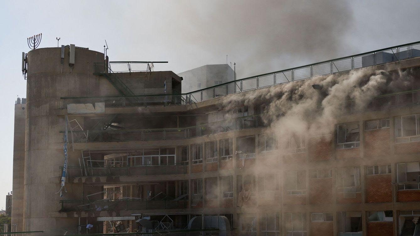 Un misil iraní contra un hospital que había sido evacuado desata la ira de Netanyahu