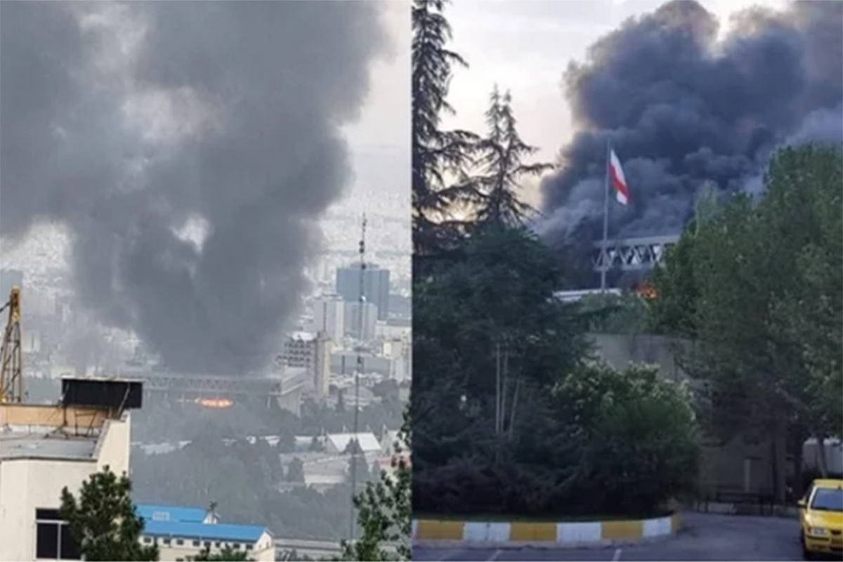 Israel bombardeó la TV estatal iraní en plena transmisión en vivo