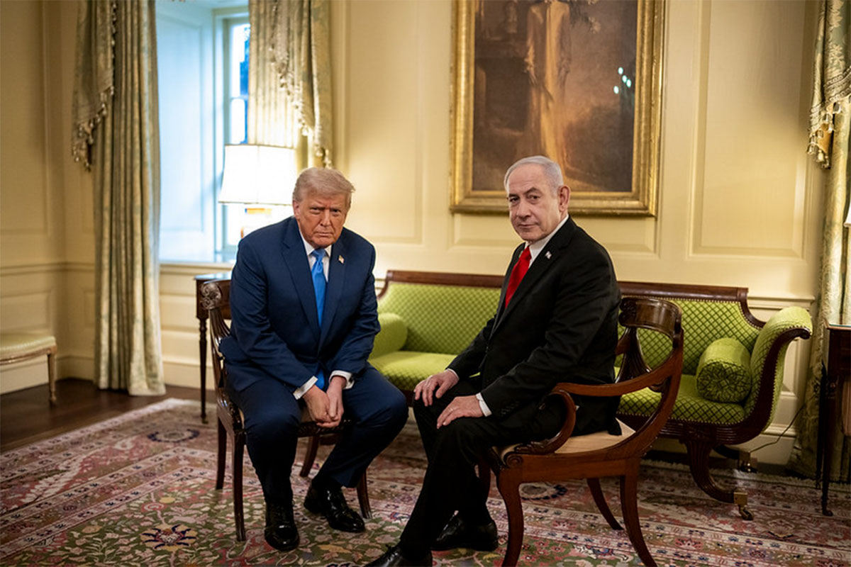 Con el aval de Trump, Netanyahu defiende la «presión militar» sobre Gaza