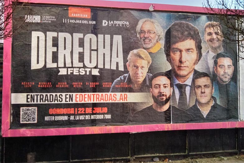 Milei cierra un festival “anti-zurdos” que incluye una charla sobre “odiar a periodistas”